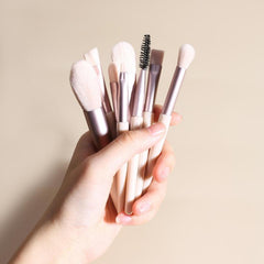 8PCS Synthetic Makeup Brush Set Foundation Blush Eyebrows Shadow Lip Brush