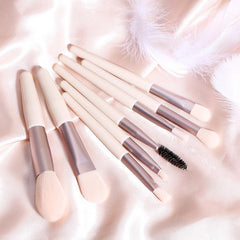 8PCS Synthetic Makeup Brush Set Foundation Blush Eyebrows Shadow Lip Brush