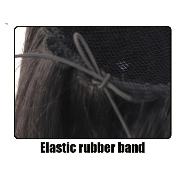 Medium Long Drawstring Ponytail Extensions for Daily Use