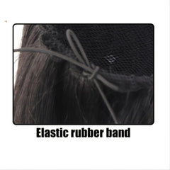 Medium Long Drawstring Ponytail Extensions for Daily Use