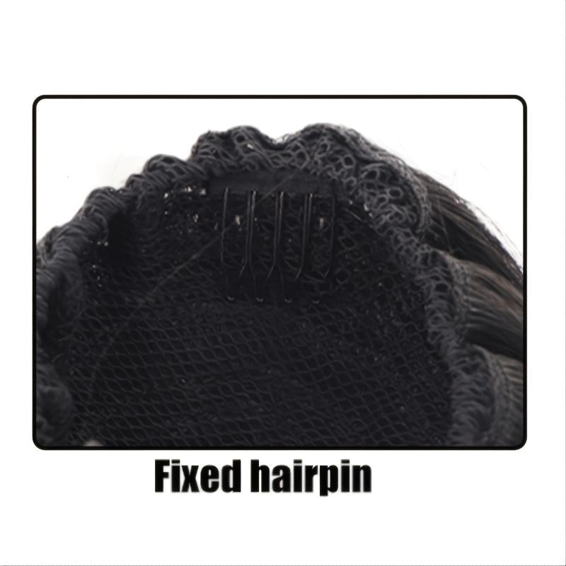 Medium Long Drawstring Ponytail Extensions for Daily Use