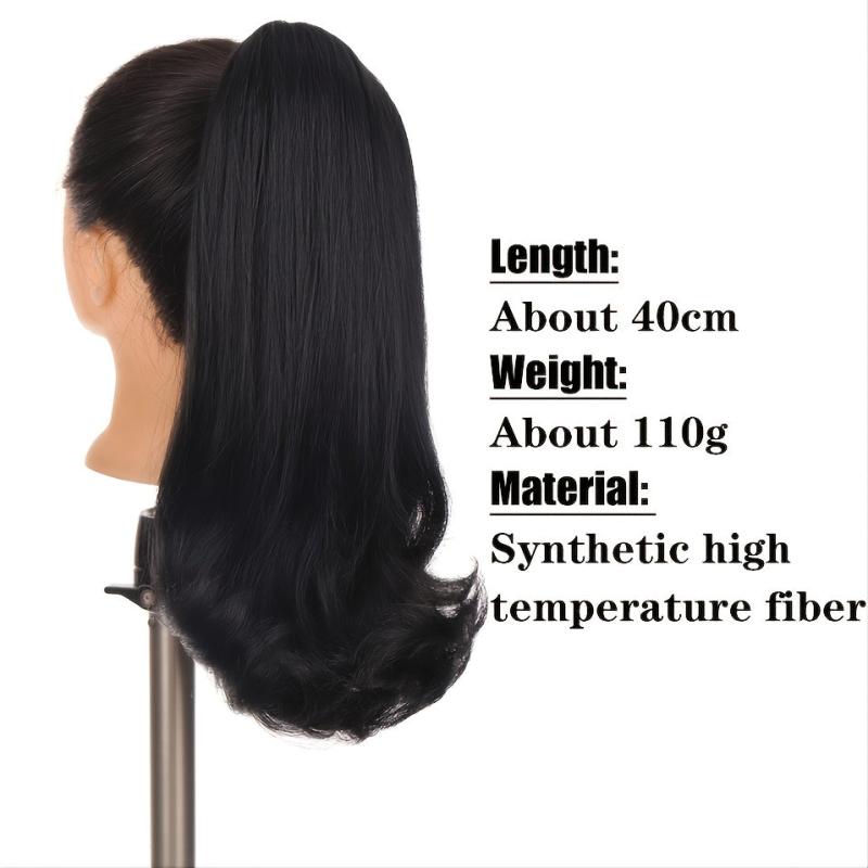 Medium Long Drawstring Ponytail Extensions for Daily Use