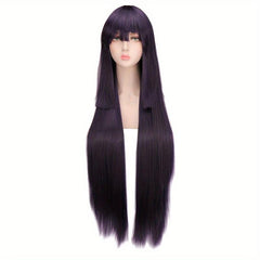Purple Ancient Costume Cosplay Wig 101 Long Straight Hair