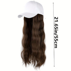 Long Curly Synthetic Hat Wig