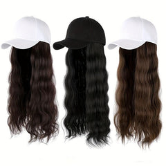 Long Curly Synthetic Hat Wig
