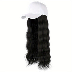 Long Curly Synthetic Hat Wig