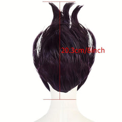 Short Synthetic Cosplay Costume Wig with Wig Cap