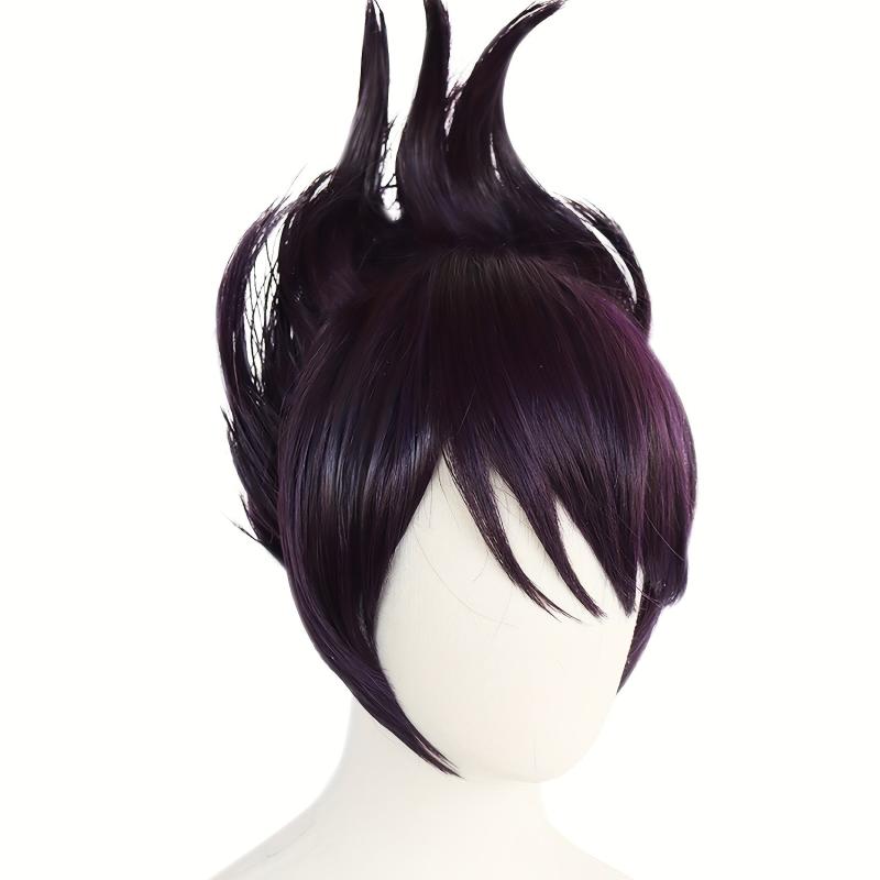 Short Synthetic Cosplay Costume Wig with Wig Cap