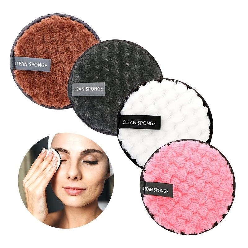 Double Sided Reusable Makeup Remover Pads Soft Facial Cleaning Towels