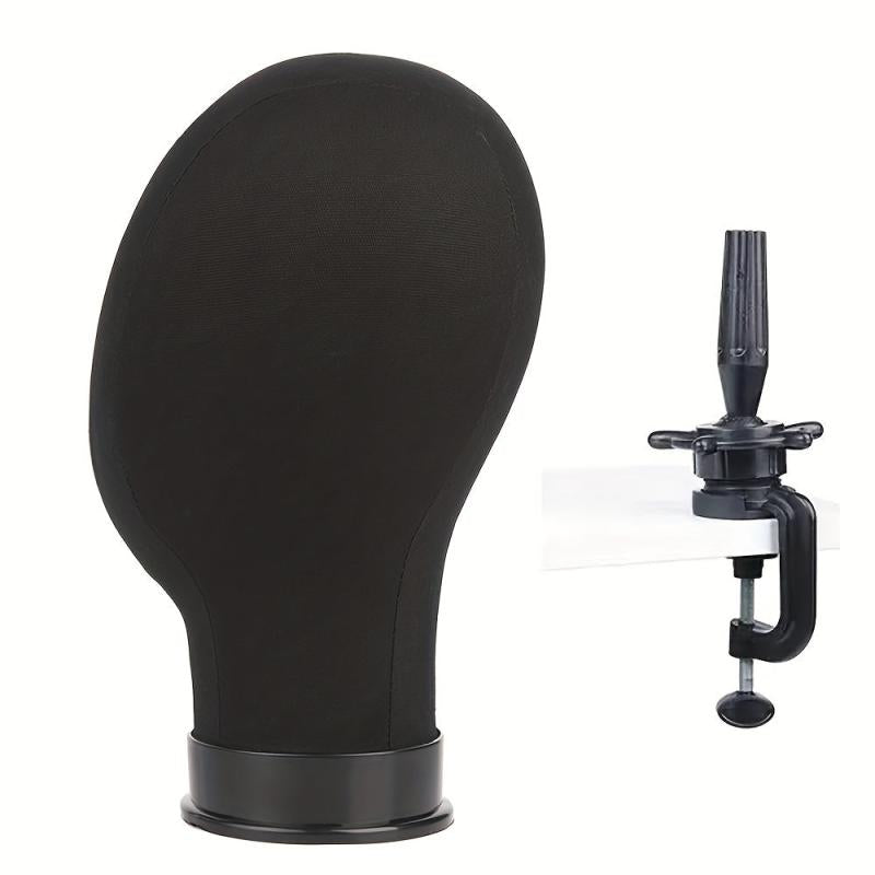Canvas Block Head Stand Wig Hat Glasses Display