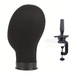 Canvas Block Head Stand Wig Hat Glasses Display