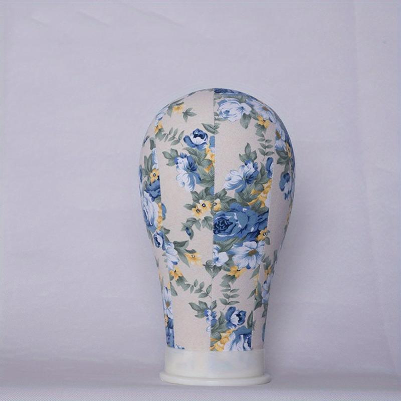 Canvas Block Head Set For Wig Display & Styling Model, Table C Stand Clamp