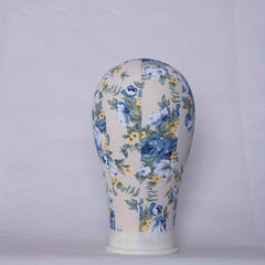 Canvas Block Head Set For Wig Display & Styling Model, Table C Stand Clamp