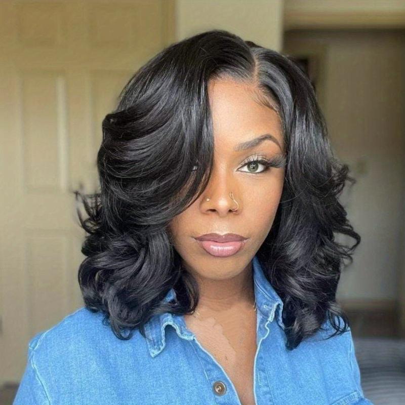 Loose Wave Wig Ombre Blonde Curly Synthetic Heat Resistant Full Wig