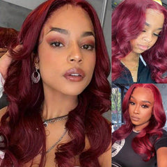 Loose Wave Wig Ombre Blonde Curly Synthetic Heat Resistant Full Wig