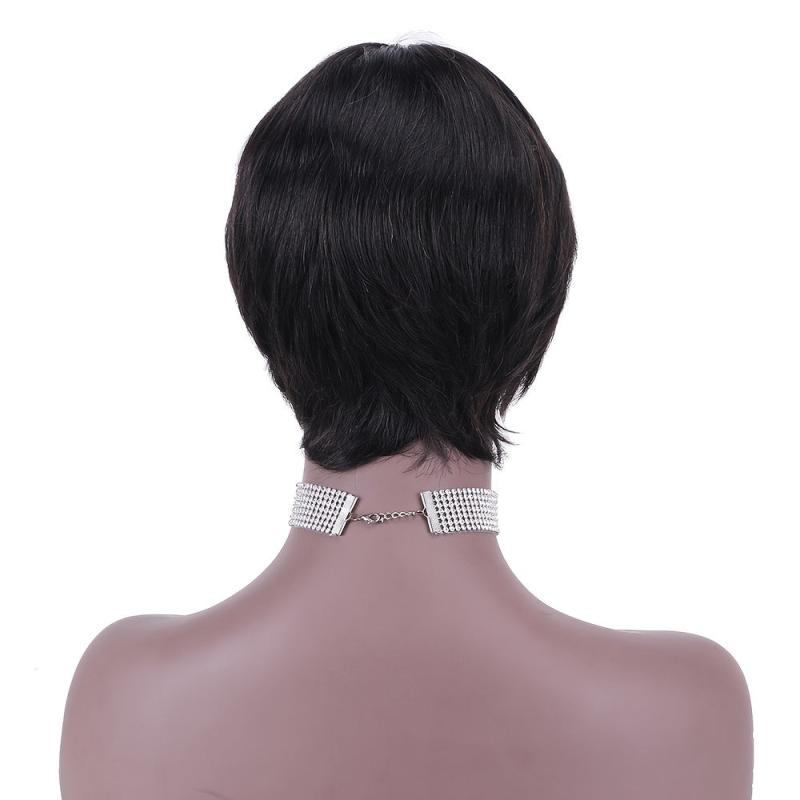 Short Bob Cut Wig Natural Hairline Human Hair Wig 10