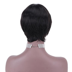 Short Bob Cut Wig Natural Hairline Human Hair Wig 10