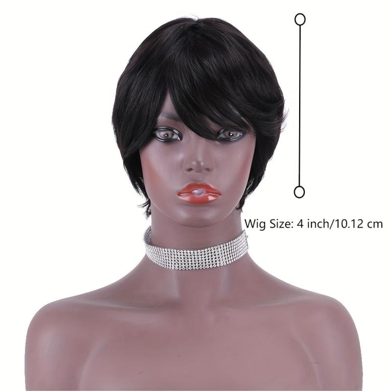 Short Bob Cut Wig Natural Hairline Human Hair Wig 10