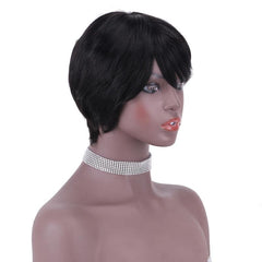 Short Bob Cut Wig Natural Hairline Human Hair Wig 10