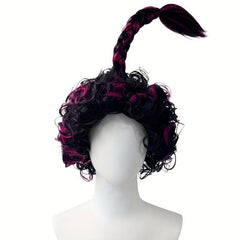 Short Curly Pigtail Wig for Halloween Cosplay