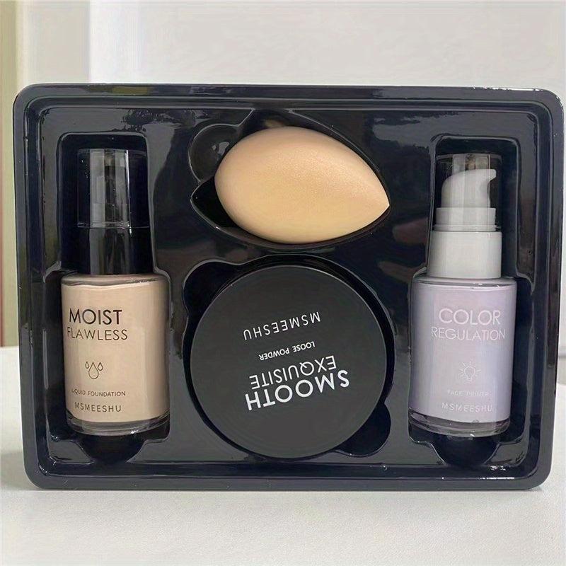 4pcs Base Makeup Set for Flawless Skin & Perfect Look