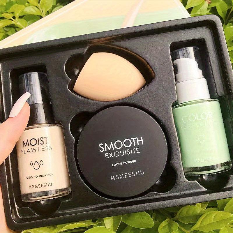 4pcs Base Makeup Set for Flawless Skin & Perfect Look