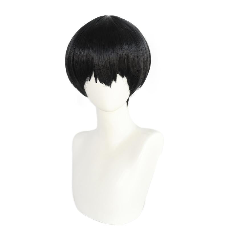 Men's Short Straight Cosplay Wig 25.4 cm with Wig Cap