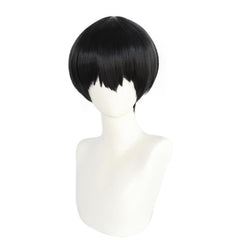 Men's Short Straight Cosplay Wig 25.4 cm with Wig Cap