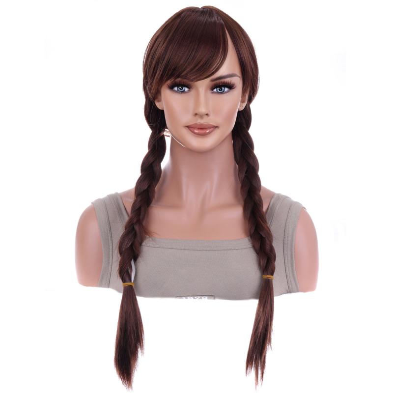 Long Curly Double Ponytail Synthetic Wig For Cosplay