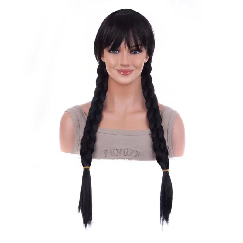 Long Curly Double Ponytail Synthetic Wig For Cosplay