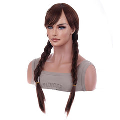 Long Curly Double Ponytail Synthetic Wig For Cosplay