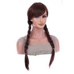 Long Curly Double Ponytail Synthetic Wig For Cosplay