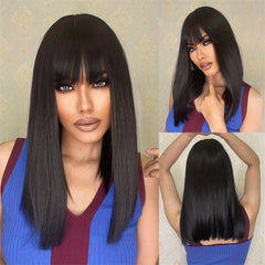 Synthetic Straight Hair Wigs Long Natural Soft Hair Wigs for Women
