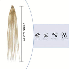 60 96 Cm Thin Long Dreads Crochet Hair Reggae Hair Soft Dreadlocks Extensions