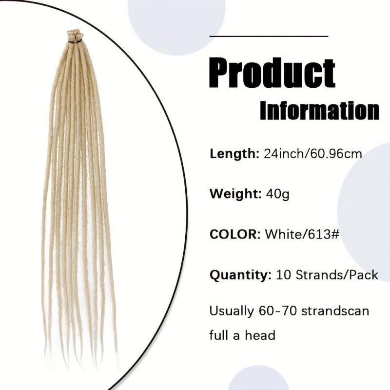 60 96 Cm Thin Long Dreads Crochet Hair Reggae Hair Soft Dreadlocks Extensions