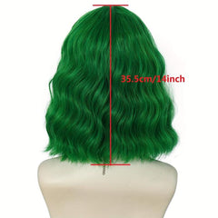 35 56 Cm Short Curly Wavy Bob Wigs Synthetic Shoulder Length Curly Hair Wigs