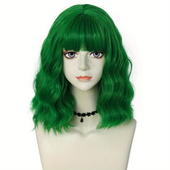 35 56 Cm Short Curly Wavy Bob Wigs Synthetic Shoulder Length Curly Hair Wigs