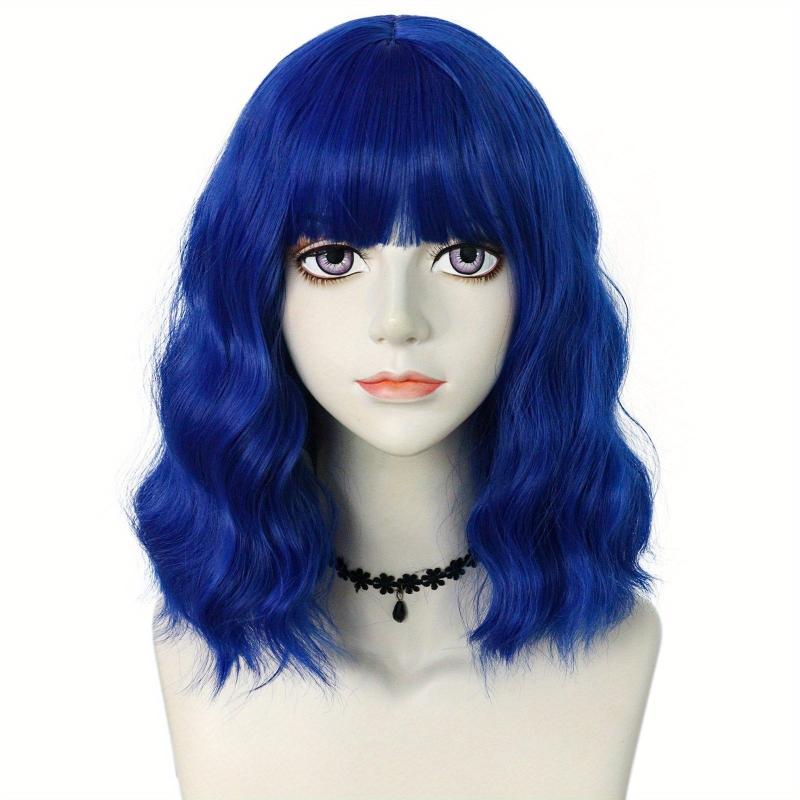 35 56 Cm Short Curly Wavy Bob Wigs Synthetic Shoulder Length Curly Hair Wigs