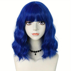 35 56 Cm Short Curly Wavy Bob Wigs Synthetic Shoulder Length Curly Hair Wigs