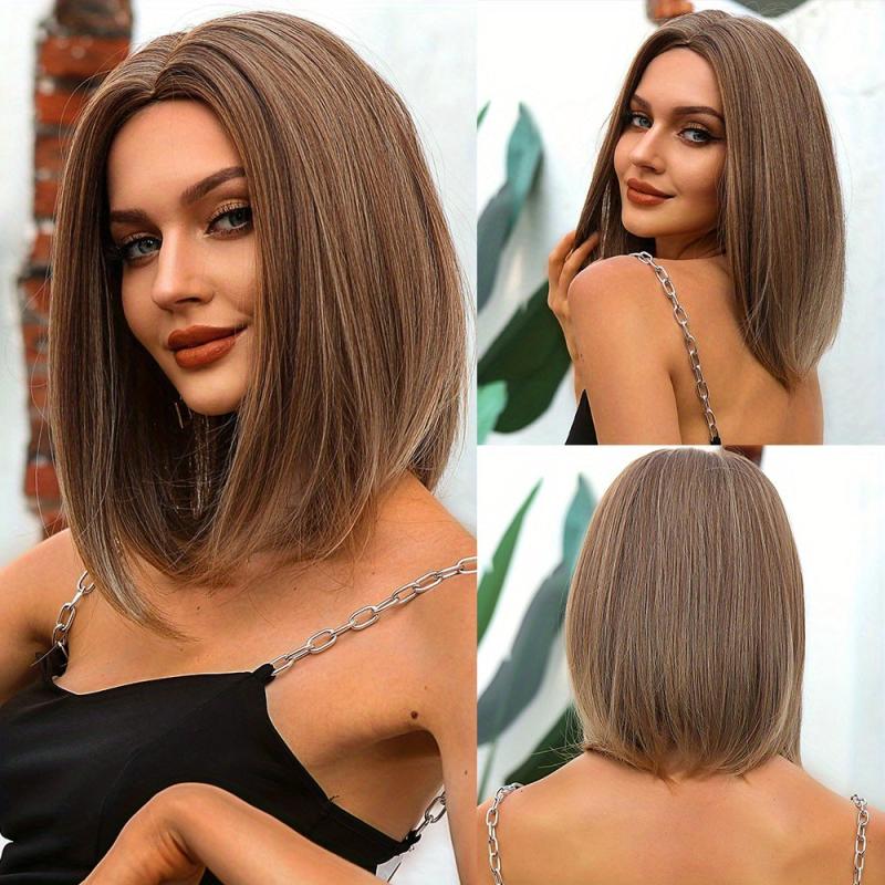 Long Brown Blonde Ombre Wig 35-56 cm Synthetic LC6218