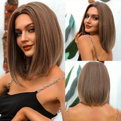 Long Brown Blonde Ombre Wig 35-56 cm Synthetic LC6218