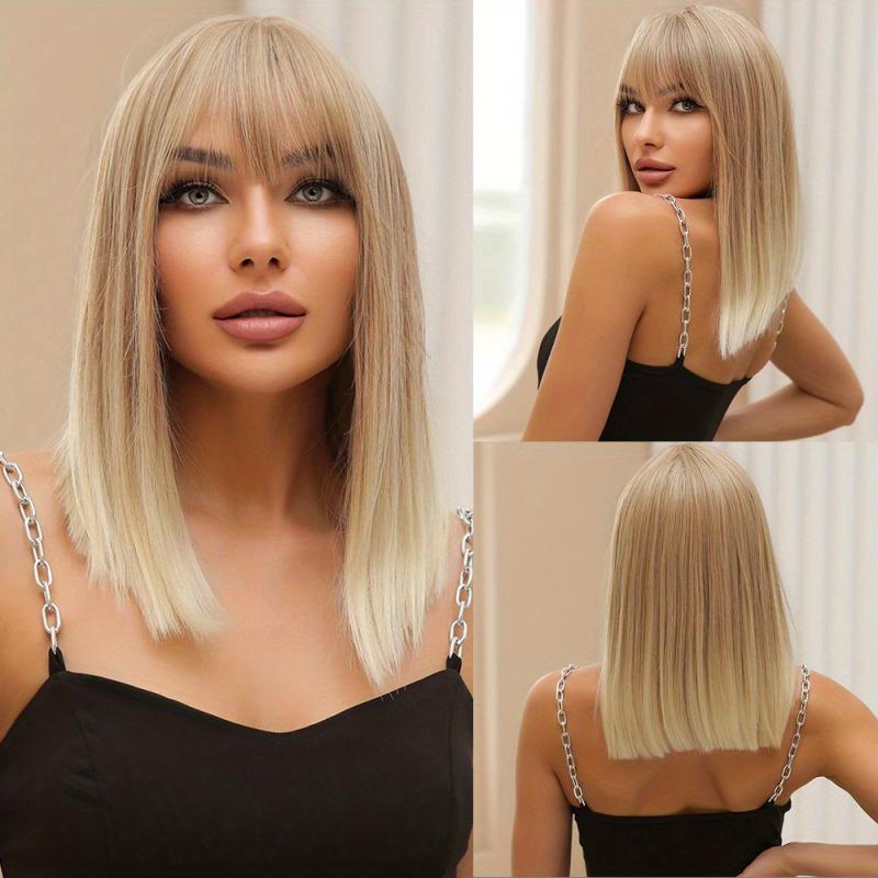 Long Brown Blonde Ombre Wig 35-56 cm Synthetic LC6218