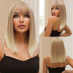 Long Brown Blonde Ombre Wig 35-56 cm Synthetic LC6218