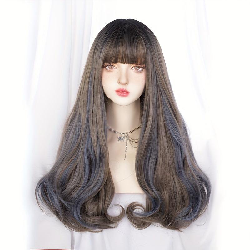 Long Wavy Hair Wigs With Bangs Lolita Wigs