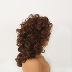 40 64 Cm Middle Long Loose Curly Synthetic Wigs For Women Natural Looking