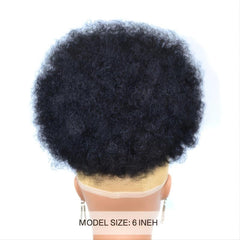 6inch Afro Puff Hair Bun Kinky Curly Ponytail Clip In Hair Extension