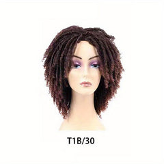 20 32 Cm Short Dreadlock Curly Hair Topper With Clips On