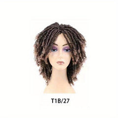 20 32 Cm Short Dreadlock Curly Hair Topper With Clips On