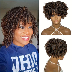 20 32 Cm Short Dreadlock Curly Hair Topper With Clips On
