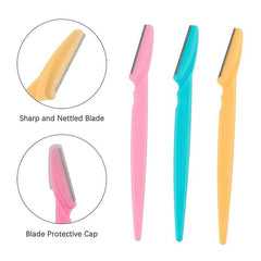 3pcs Eyebrow Razor & Dermaplaning Tool for Women & Men